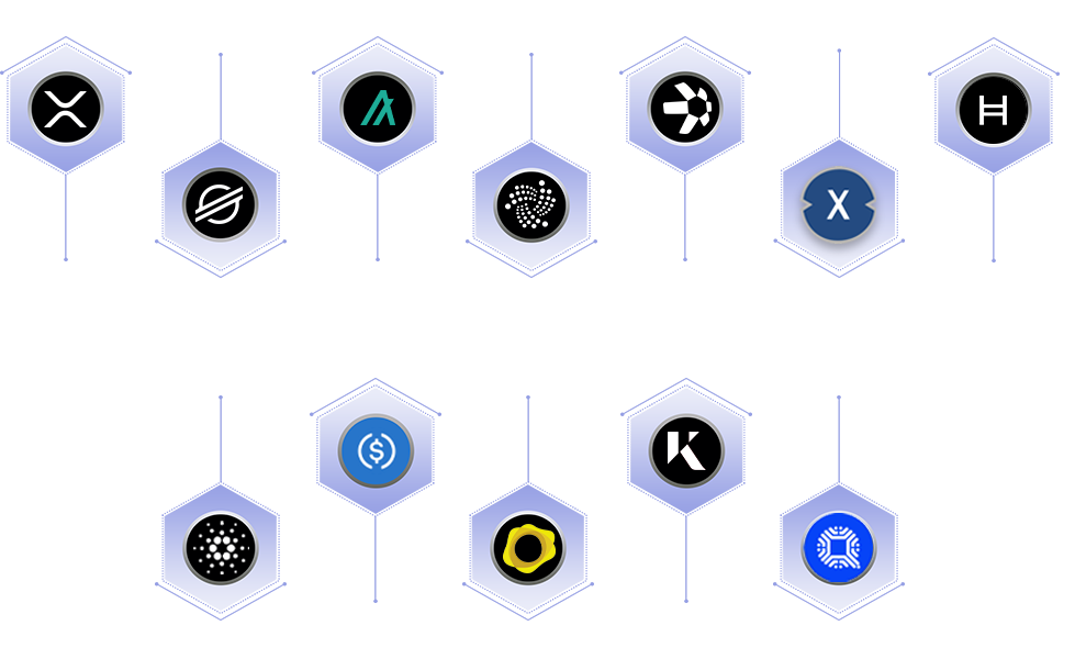 Supported crypto assets